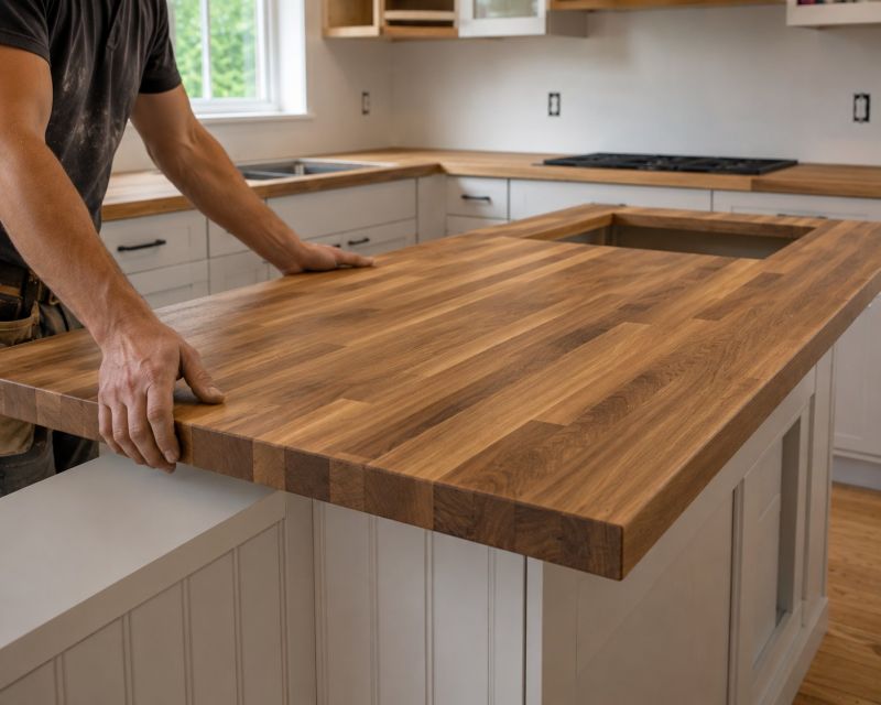 Butcher Block Installation in Santa Rosa, CA