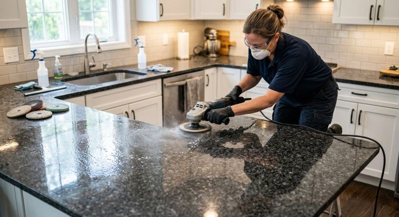 Countertop Buffing in Sacramento, CA
