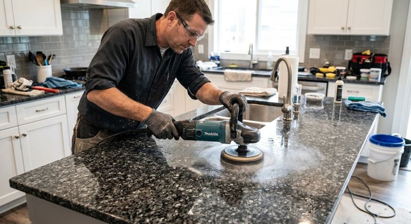 Granite Countertop Polishing in Roseville, CA