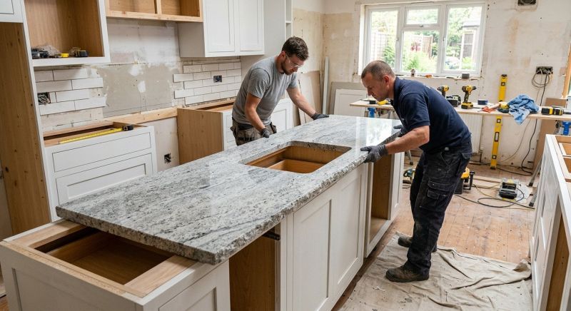 Granite Installation in Roseville, CA
