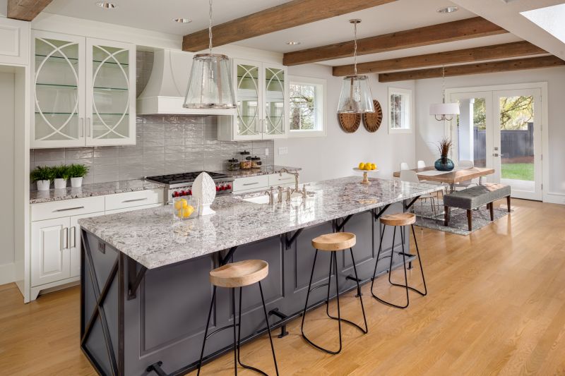 Granite Slab Installation in Lake County, IL
