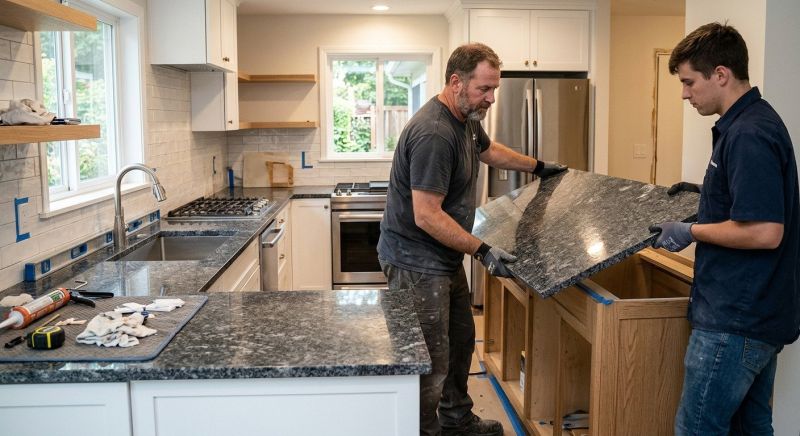 Kitchen Countertop Installation in Lake County, IL