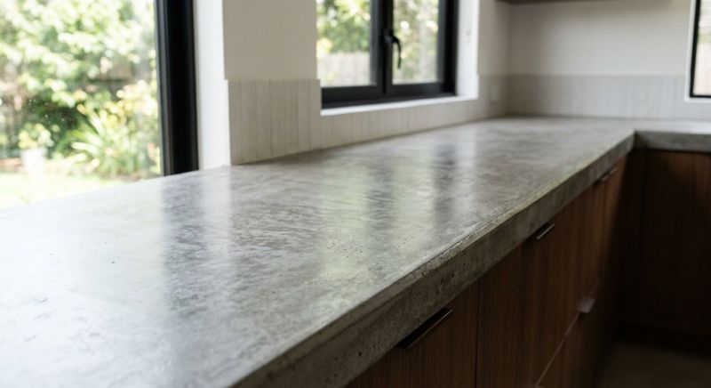 Poured Countertop Installation in Sonoma County, CA