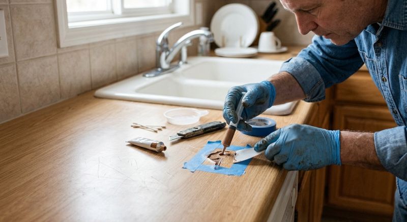 Poured Countertop Installation in Marin County, CA