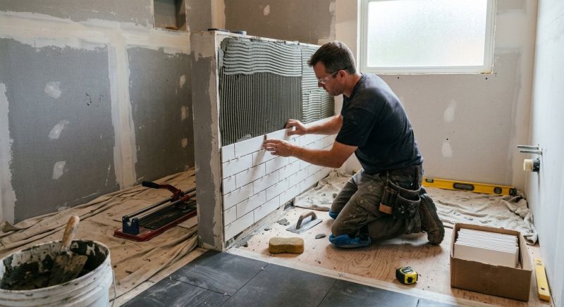 Restroom Floor Replacement in Alexandria, VA