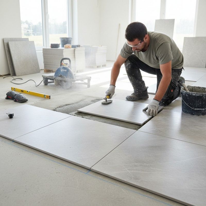 Slate Tile Floor Installation in Frederick, MD